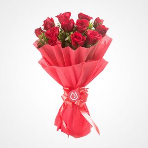 Bunga Buket Mawar Merah
