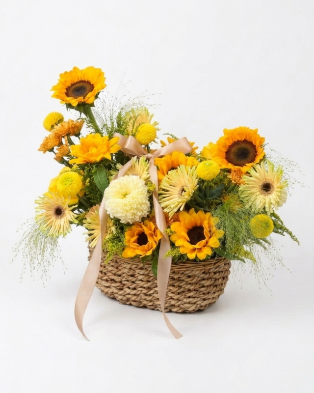 Basket Flower Sunflower