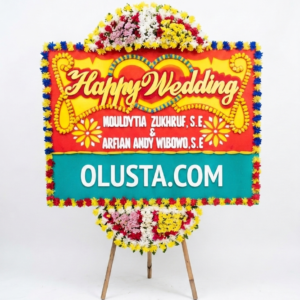 Bunga Papan Wedding