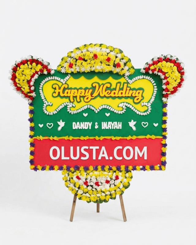 Bunga Papan Wedding