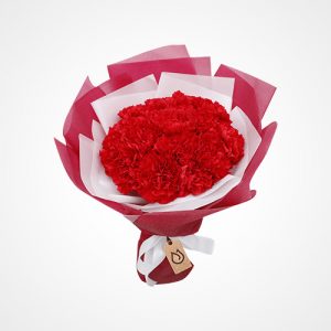 Buket Bunga Carnation Merah