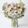 Buket Bunga Lili dan Mawar
