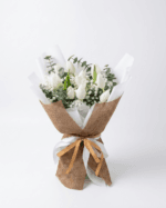 Buket Bunga Tulip Putih