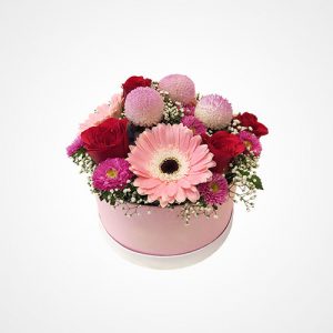 Bunga Box Mawar Daisy Krisan