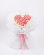 Buket Bunga Mawar dan Carnation
