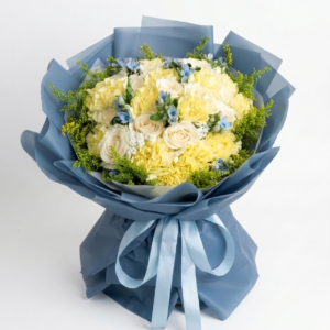Buket Bunga Carnation dan Mawar