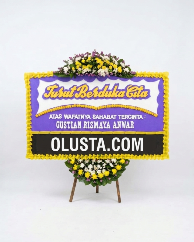 Papan Bunga Duka Cita