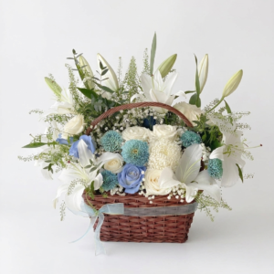 Basket Flower Blue