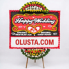 Papan Bunga Happy Wedding