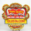 Papan Bunga Happy Wedding
