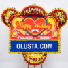 Papan Bunga Happy Wedding