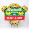 Papan Bunga Happy Wedding