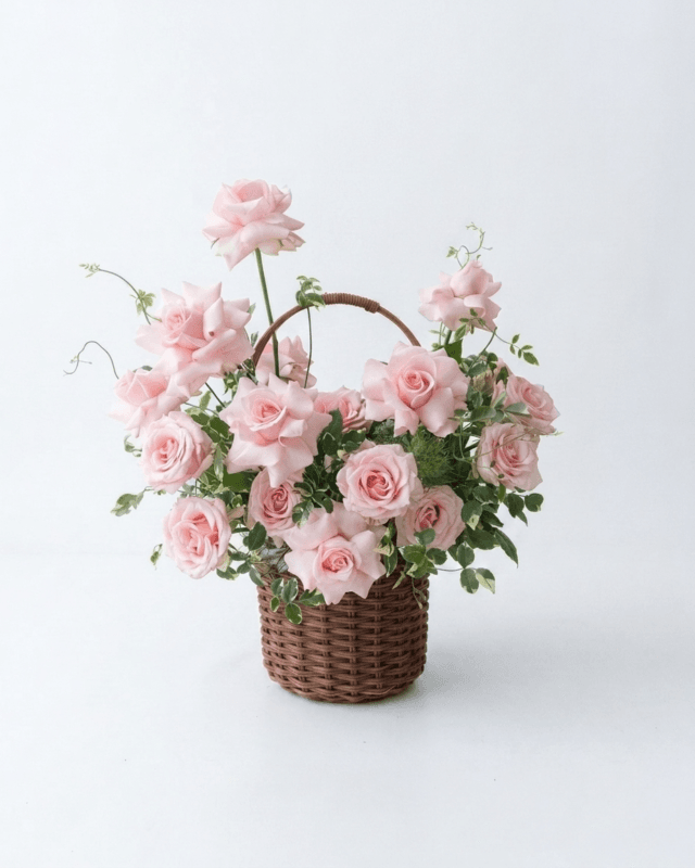 Basket Flower Mawar