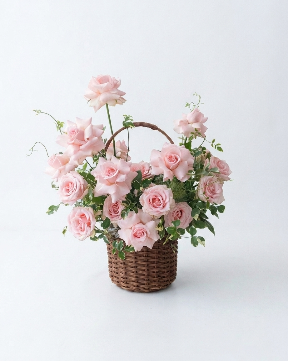 Basket Flower Mawar