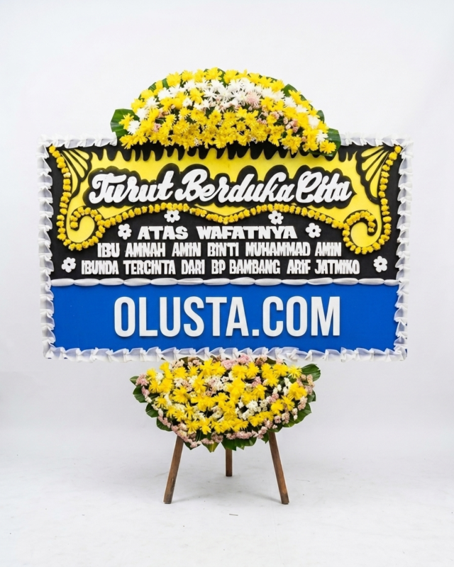 Papan Bunga Duka Cita