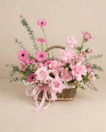 Blush Blossom Basket - Image 2