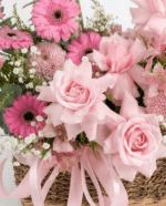 Blush Blossom Basket - Image 3