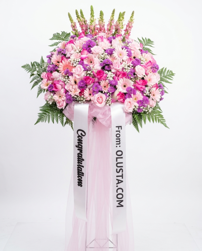 Bunga Standing Grand Opening dan Wedding